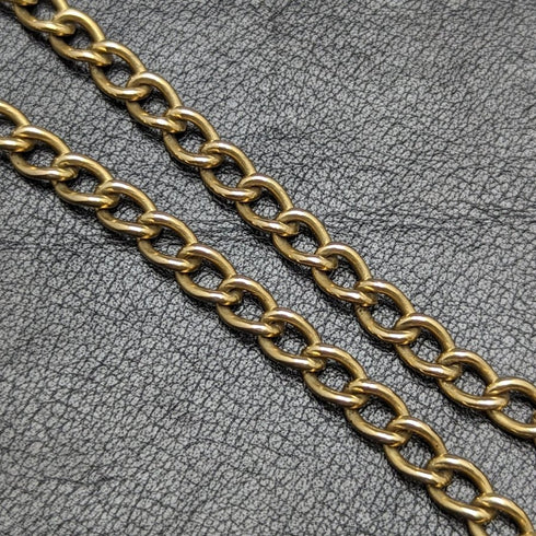 British Vintage Gold Plated Double Albert Chain